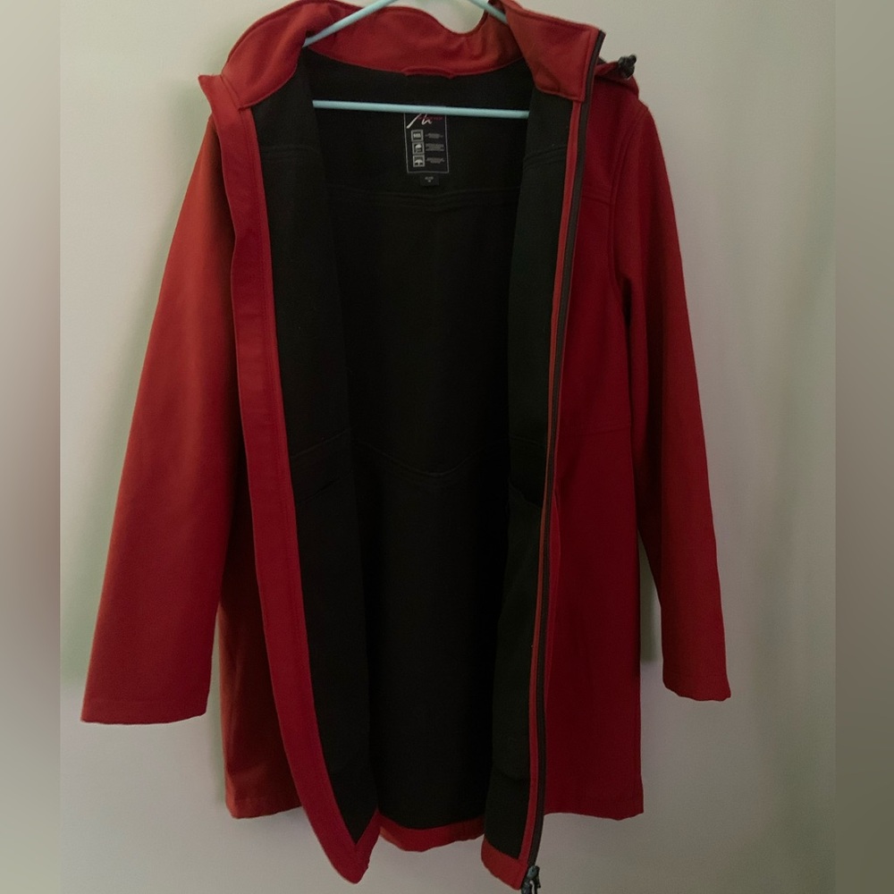 Red Hooded Jacket - Picture 2 of 4